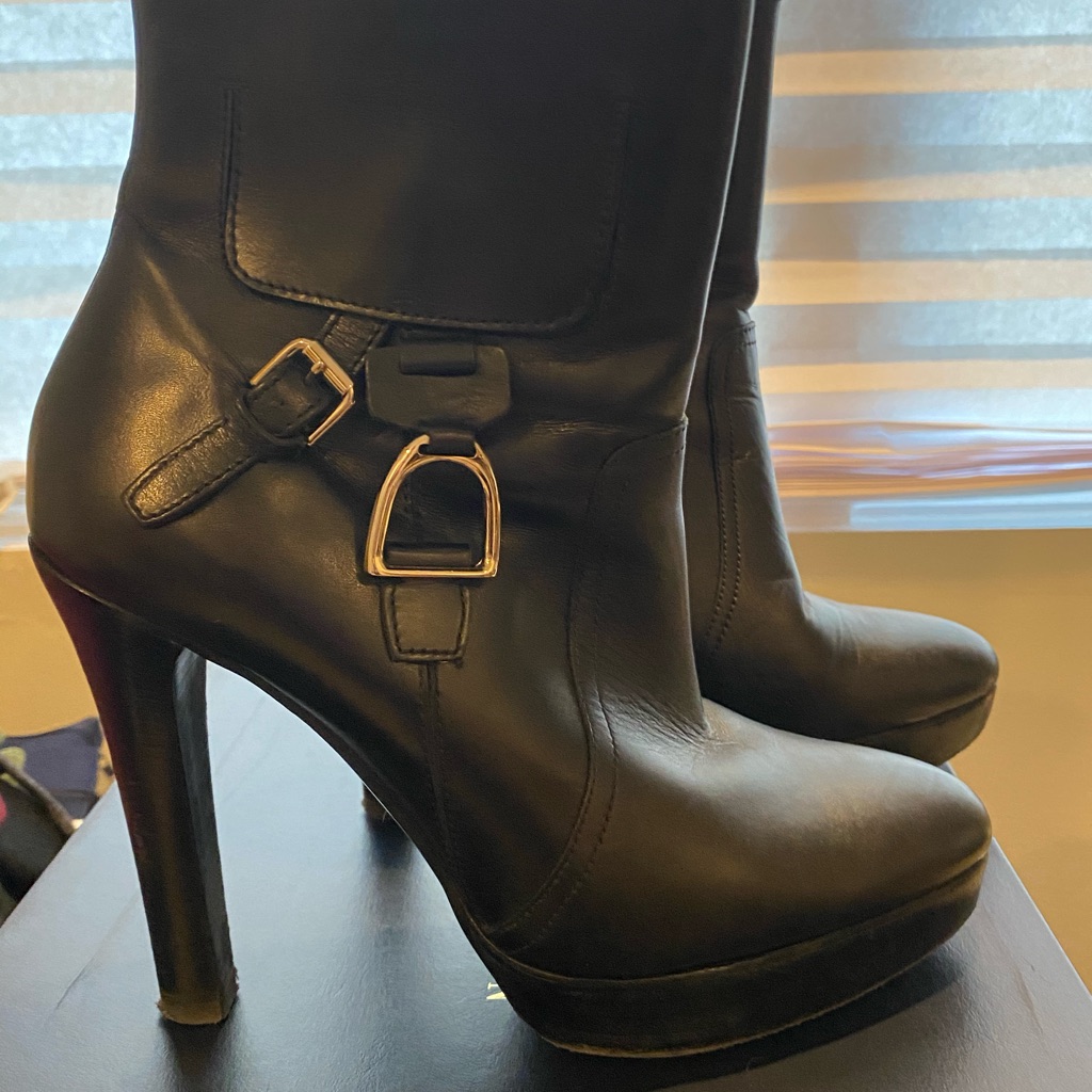 Ralph Lauren Collection Stirrup Boots